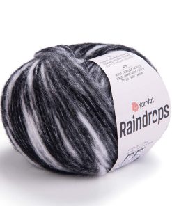 Yarnart Raindrops 2913 Siyah Degrade Örgü İpi
