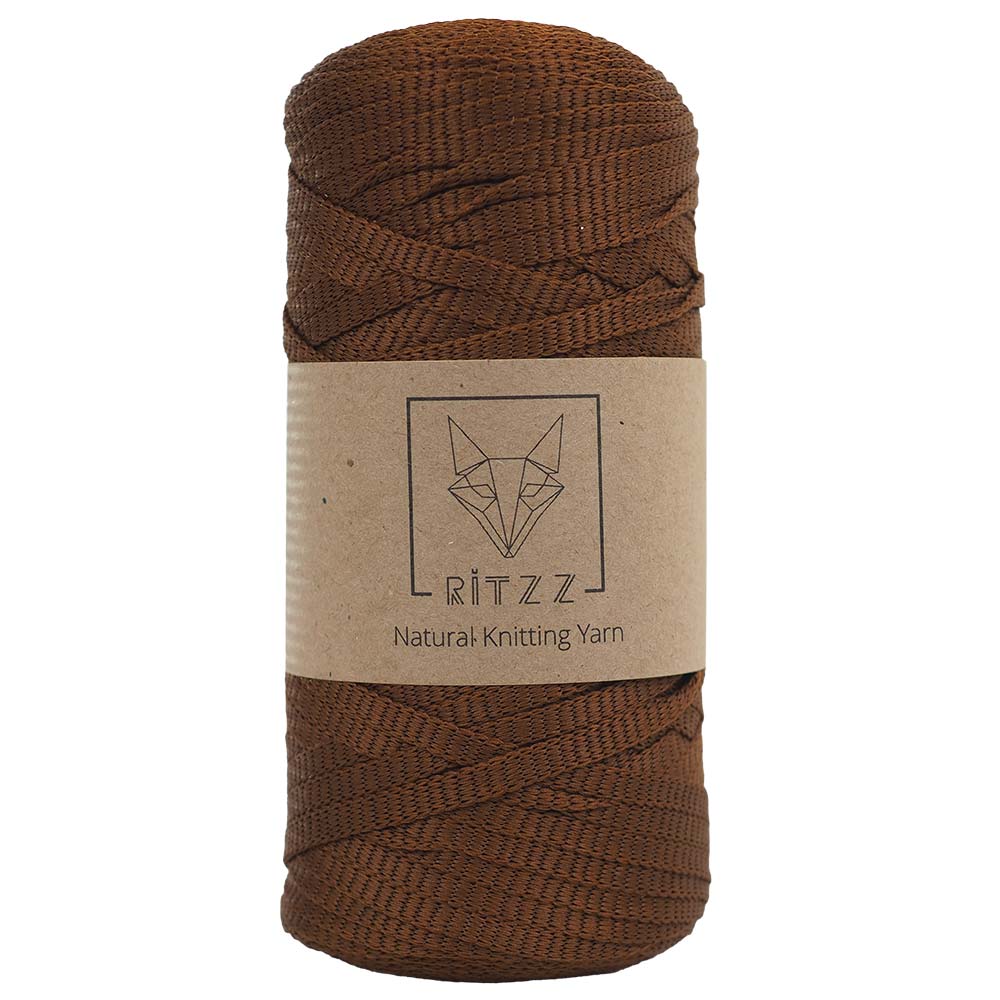 Ritzz Polyester Ribbon İp Kızıl Kahve 3 Ritzz Polyester Ribbon İp Kızıl Kahve