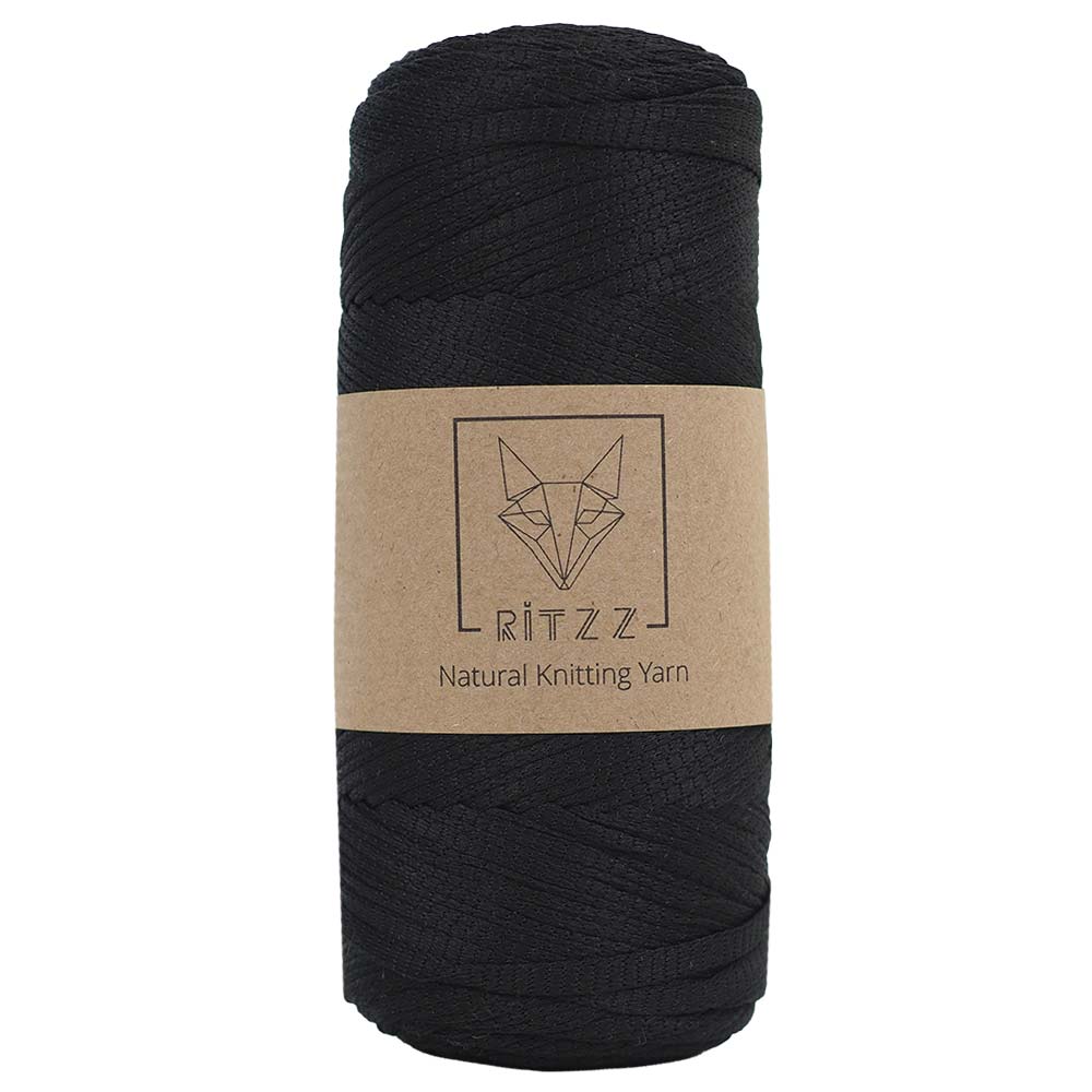 Ritzz Polyester Ribbon İp Siyah 3 Ritzz Polyester Ribbon İp Siyah