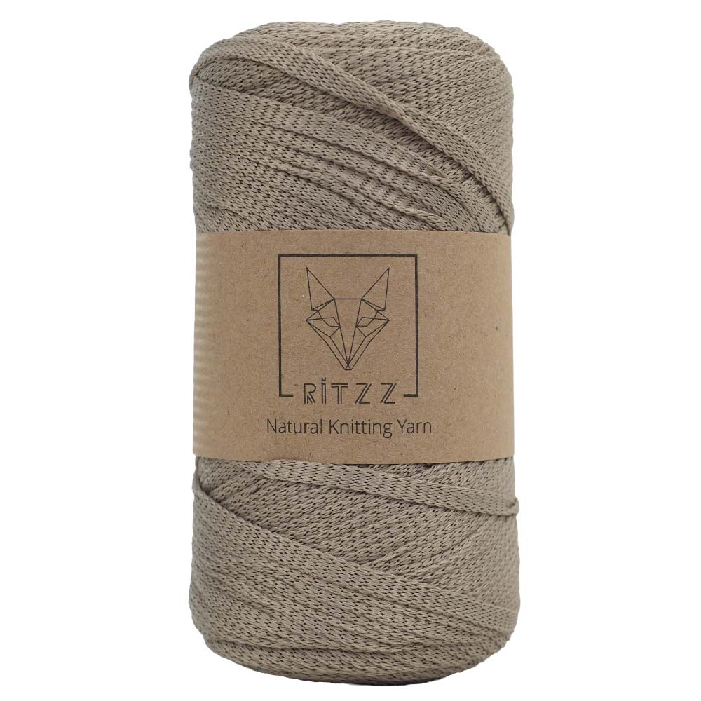 Ritzz Polyester Ribbon İp Vizon 3 Ritzz Polyester Ribbon İp Vizon