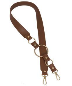 Suni Deri Gold Metal Halkalı Çanta Sapı 90 cm 9 Suni Deri Gold Metal Halkalı Çanta Sapı 90 cm - Görsel 3