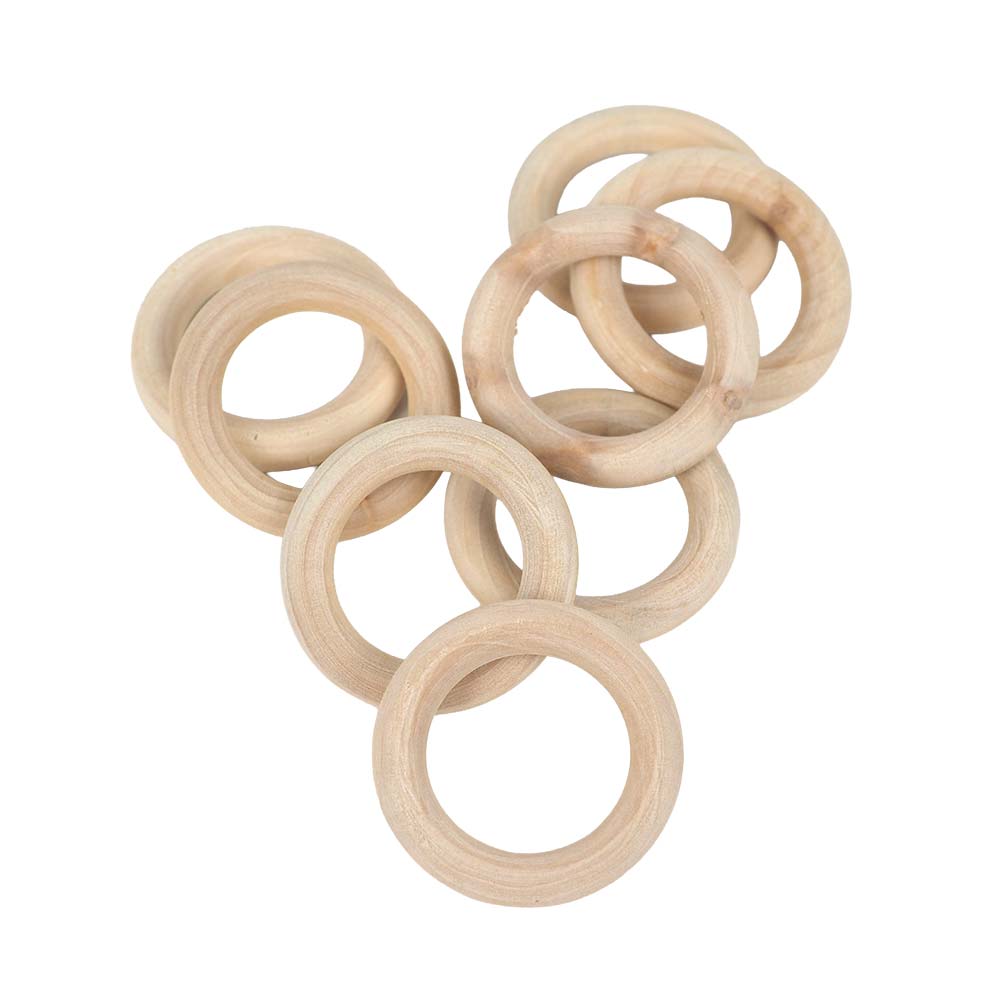 Ahşap Halka 40 mm İthal 2 Ahşap Halka 40 mm İthal