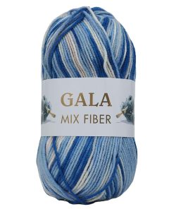 İhraç Fazlası Gala Mix Fiber Ebruli Mavi Beyaz