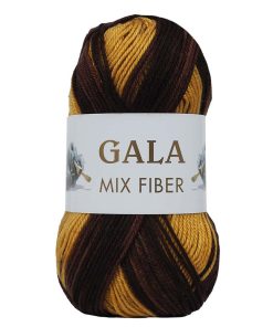 İhraç Fazlası Gala Mix Fiber Ebruli Acı Kahve Hardal