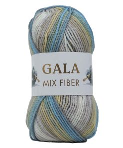 İhraç Fazlası Gala Mix Fiber Ebruli Sarı Mavi Bej