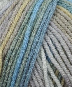 Alternative view of İhraç Fazlası Gala Mix Fiber Ebruli Sarı Mavi Bej