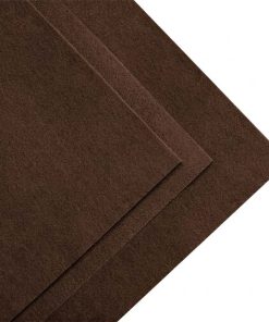 İnce Keçe Kumaş 1 mm Koyu Kahve