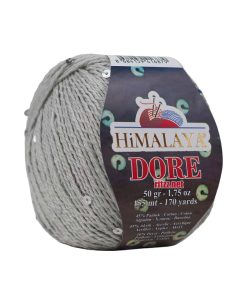 Himalaya Dore 61421 Açık Gri - Gümüş Pullu
