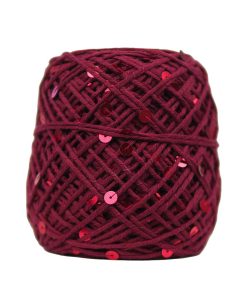 Ritzz İri Pullu İp - Bordo Bordo Pul