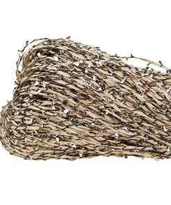 Çile Kağıt İp Gold Sim Kırçıllı - Krem 250G