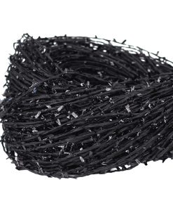 Çile Kağıt İp Siyah Sim Kırçıllı - Siyah 260G