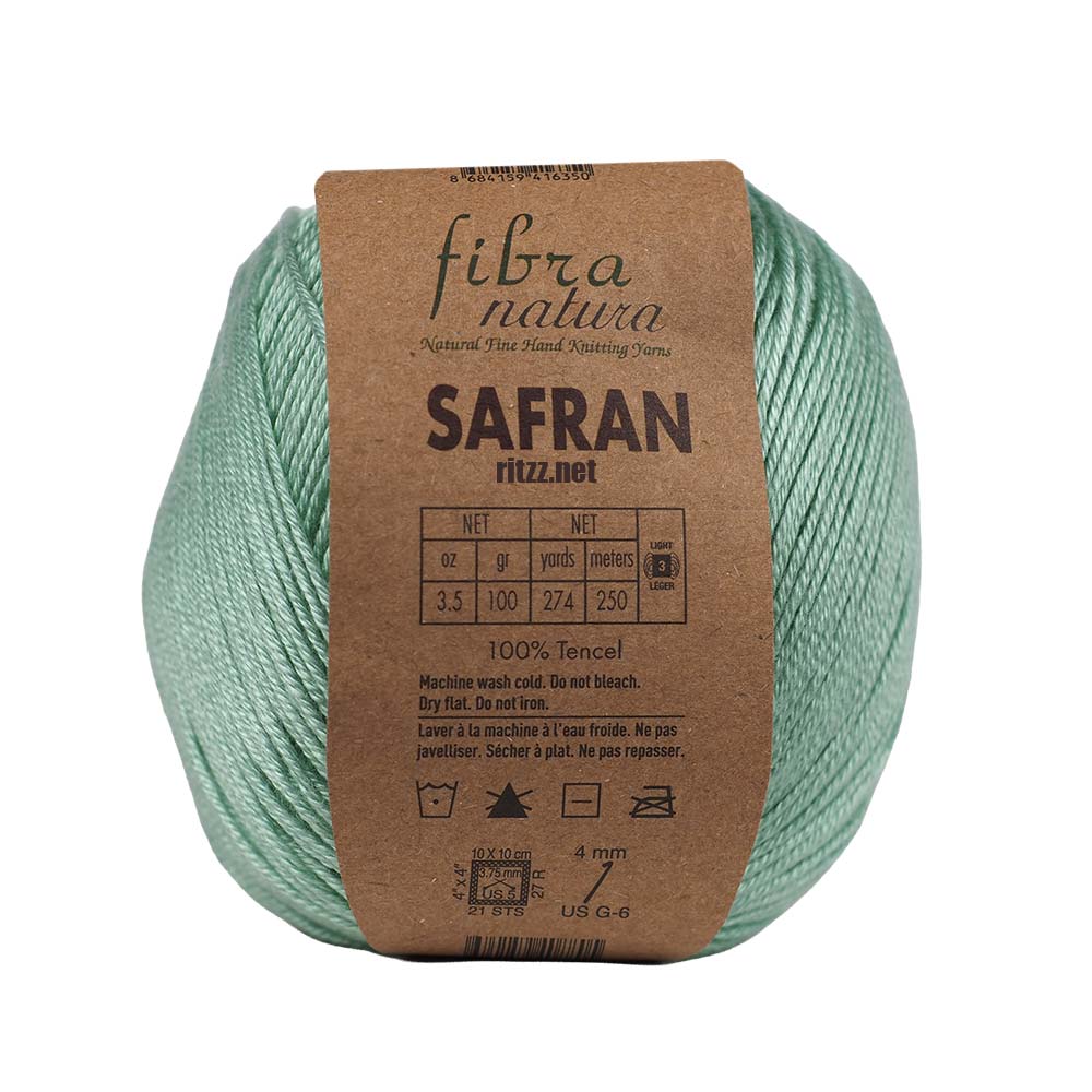 Fibra Natura Safran 25-31 Mint Yeşil Tencel Yün 3 Fibra Natura Safran 25-31 Mint Yeşil Tencel Yün