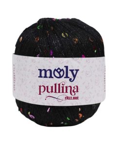 Moly Pullina 02 Siyah - Renkli Pullu