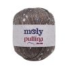 Moly Pullina 08 Vizon - Gümüş Pullu 2 moly pollina 08 vizon renk gumus pullu pamuk ip