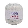 moly pollina 13 beyaz renk gumus pullu pamuk ip