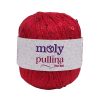 Moly Pullina 14 Kırmızı - Kırmızı Pullu 2 moly pollina 14 kirmizi renk kirmizi pullu pamuk ip