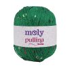 moly pollina 20 yesil renk renkli pullu pamuk ip