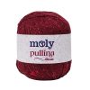 Moly Pullina 21 Bordo - Bordo Pullu 2 moly pollina 21 bordo renk bordo pullu pamuk ip