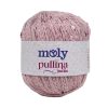 Moly Pullina 23 Uçuk Pembe - Pembe Pullu 2 moly pollina 23 pembe renk pembe pullu pamuk ip