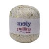Moly Pullina 26 Ekru - Gold Pullu 2 moly pollina 26 ekru renk gold pullu pamuk ip