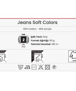Yarnart Jeans Soft Colors 6213 12 yarnart jeans soft colors kullanim bilgileri