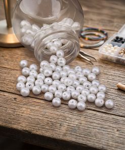 İnci Boncuk 8MM Beyaz (40 Adet)