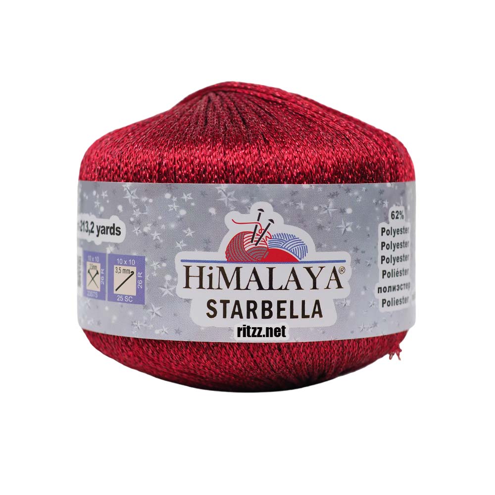 Himalaya Starbella 320-08 Kırmızı Simli 3 Himalaya Starbella 320-08 Kırmızı Simli