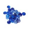 mavi renk sedefli plastik canta pulu 2 cm