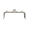 metal incili canta bursu 18 cm gumus