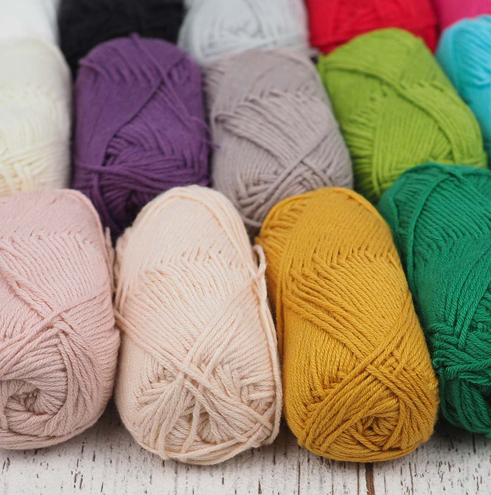 25 Renk Pamuk Punch ve Amigurumi İpi Seti 3 25 Renk Pamuk Punch ve Amigurumi İpi Seti - Görsel 2