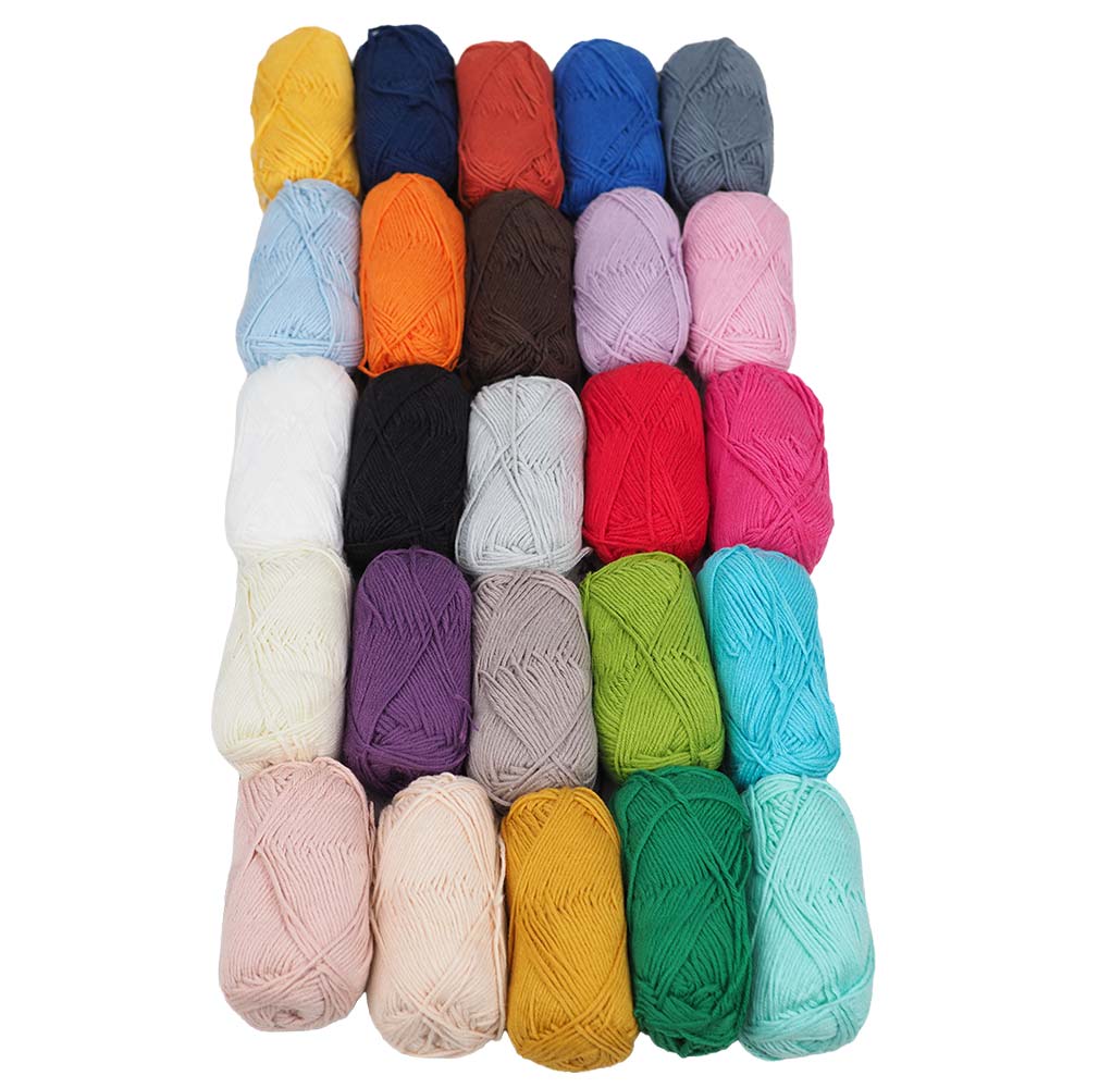 25 Renk Pamuk Punch ve Amigurumi İpi Seti 4 25 Renk Pamuk Punch ve Amigurumi İpi Seti - Görsel 3