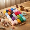 25 Renk Pamuk Punch ve Amigurumi İpi Seti